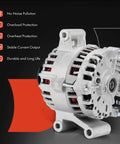 Alternator Replacement For Ford F150 And Focus 2000 2004 12V 110A Clockwise Six Groove Pulley Direct Fit Easy Install