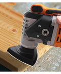 Super Cool 121 PCS Triangle Sanding Discs With Dust Vents And Peel Switch Backing For Fast Tool-Free Swapping Plus 6 Holes Design keeps sawdust away while sanding wood.