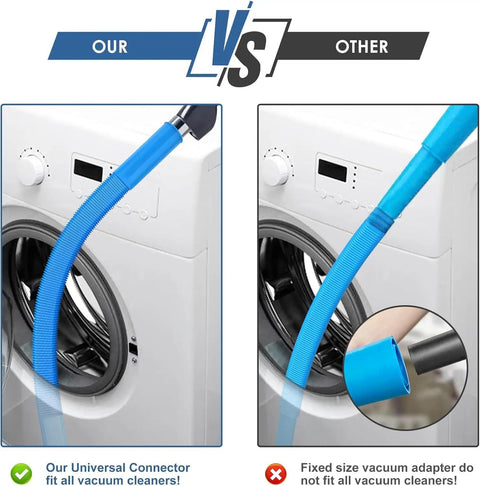 Comparison of All In One Dryer Vent Cleaning Kit With Flexible Lint Vacuum Attachment for most vacuums vs. other brands on dryer