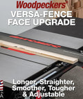 Heavy Duty Featherboard Mount For Table Saw Safety And Killer Grip On Workpieces With Dead Nuts Positioning And Quick Setup on a table saw.