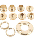 11 Piece Router Guide Kit Pro Grade Brass Template Bushing Guides Set For Woodworking Efficiency And Precision