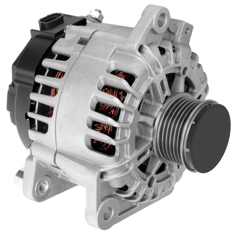 Beefed-Up 12V 110Amp Alternator Fits Nissan Altima 2007 2012 Sentra 2012 Rogue 2011 2013 2.5L With 3 Pin Plug and 6 Groove Clutch Pulley CW Rotation Replacement