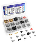 502 Piece PC Screw and Hardware Kit for DIY Builds and Upgrades Includes Screws Nuts Washers Standoffs and Spacers