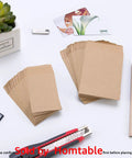 500 Pack Self Adhesive Kraft Paper Small Coin Envelopes For Stamps Seeds And Small Parts Storage Mini Envelopes 2.25 x 3.5 Inches