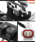Toyota Sequoia Rear Liftgate Latch Actuator Replacement For 2001 2007 SUV close-up metal components and connectors