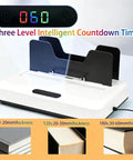 Quick Heat Thermal Binding Machine For Office Docs No Preheat Needed 3 Minute Melt Settings Auto Clamp Fan Cooling Fast Bind For Reports Contracts Proposals And File Binders, with 3-level timer