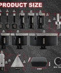 DT-DIATOOL tile hole saw kit with diamond drill bits 6–100 mm and 4/5 inch finger bit, beveling chamfer bit, SDS adapter
