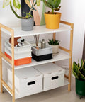 Stackable Plastic Storage Bin Organizer Tray With Straight Walls, Heavy Duty 0.5 Gallon Totes, 12x8x3 Inches, Gray, 1 Pack on shelf