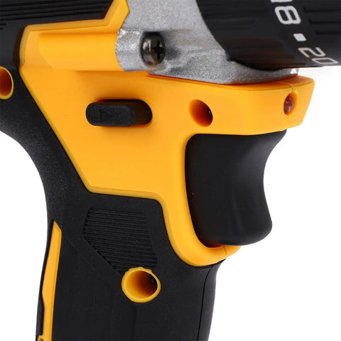 Close-up of Lightweight Cordless Drill With Variable Speed For Home Repair And Diy Pros, showcasing ergonomic grip and controls.