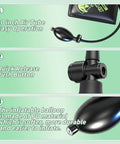 Inflatable Air Wedge Shim Kit With Three Sizes For Commercial Use, showing air tube, quick release button, and durable balloon.