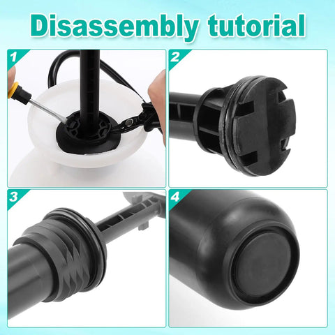 Seal Gasket Set For 20000 Sprayers Replacement Parts Kit Includes Six Seals Across Four Sizes And One Rubber Base Pad Easy To Install Durable Sprayer Maintenance on black sprayer pump parts