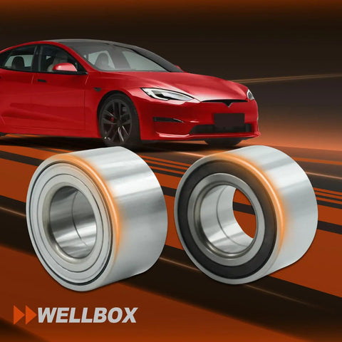 Premium Front Wheel Bearing Hub Assembly Fits Chevrolet Sonic And Buick Encore Dead Nuts Solid showcases two bearings with a red car.