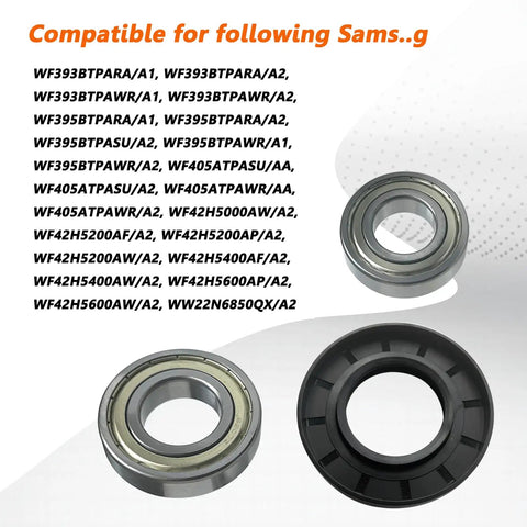 Top Tier Washer Tub Bearings And Seal Replacement Kit Delivers Smooth Operator Spins To Samsung Front Load Machines quick fix components and compatibility list