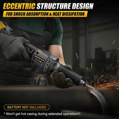 Cordless Die Grinder for 20V Max Battery Tool Only No Battery Included with One Quarter Inch Carbide Tungsten Bit in use