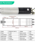 Robust Water Cooled ATC Spindle Motor With Automatic Tool Changer 220V 2.2Kw Liquid Cooled CNC Router dimensions and specifications.