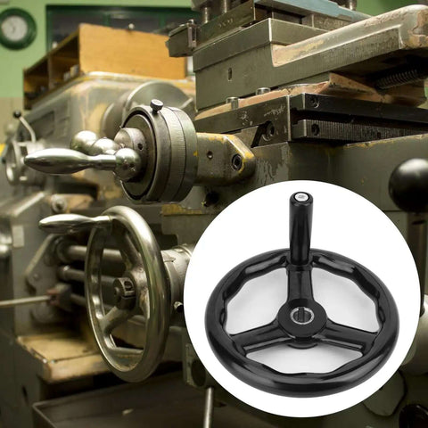 Polyamide Machine Tool Hand Wheel With Anti Slip Face on industrial equipment