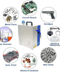 Legit Heavy Duty Jewelry Steam Cleaner Machine For Gold Silver Rings And Watches With Capacious Stainless Steel Basin for cleaning various items.