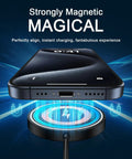 15W Magnetic Wireless Charger Pad For Galaxy S21 Through S26 And Pixel Pro Phones demonstrating fast magnetic docking
