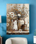 Rustic Flowers Daisy Diamond Painting Kit For Adults 5D Full Drill Gem Art Set 12x16 Inch Beginner Friendly Diy Home Wall Decor