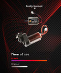 160 Percent Power Upgrade Motor 180 Size With 51T Transmission Gearbox For One Eighteen Hobbyplus CR18P EVO Rock Van Trail Hunter Series Upgrades Silver showing motor and timer graphic