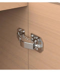 Installed 4 Pack 90 Degree Soft Closing Spring Hinge No Pre Drilling Required Noiseless Hidden Cabinet Hinge For Furniture And Closet Doors 4 Inch