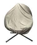 Hanging Pumpkin Patio Chair With Dreamcatcher Cushion for Outdoor and Indoor Use covered in weather-resistant durable cover.