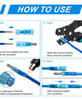 How to use 320-Piece Heat Shrink Bullet Connectors Kit With Male And Female Terminals, Insulated Waterproof Marine Grade Wire Connectors