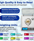 Pocket Size Digital Scale 20g Capacity With 0.001g Precision For Jewelry Gems Gold Carats And Powders On The Go shown
