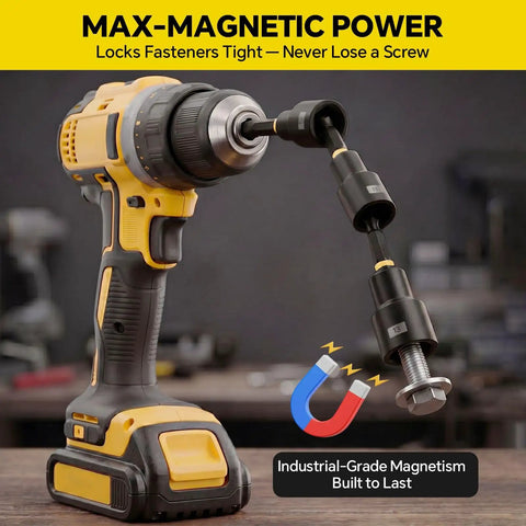 Game Changer 80 Piece Magnetic Nut Driver And Impact Socket Set Made From Tough S2 Chrome Vanadium Steel Includes Metric And SAE Sizes One quarter hex shank bit with drill