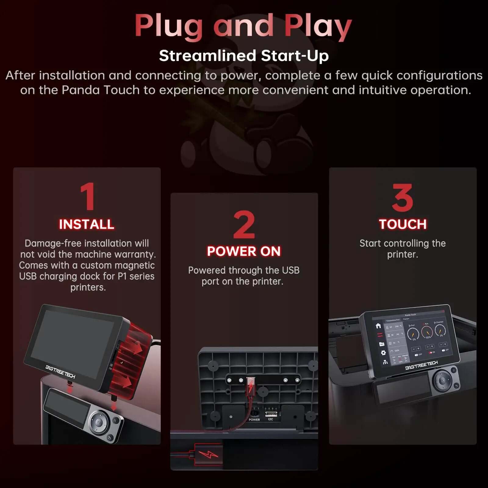 Panda Touch Upgrade Kit for Bambu Lab Printers ✓
