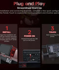 Panda Touch Upgrade Touch Screen Kit setup guide for Bambu Lab P1P P1S X1C X1E A1 Mini 3D Printers with remote control instructions