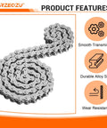 Mini Bike 420 Chain Kit Silver Drive Chain With 42 Link Front Chain And 90 Link Rear Chain for durability and smooth transmission