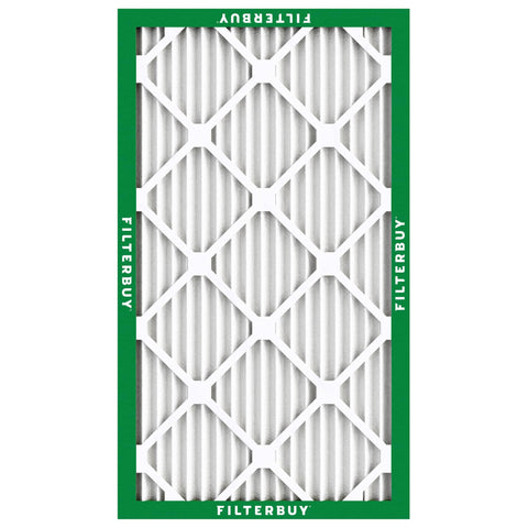MERV 8 Pleated Air Filter 16x28x1 For Furnace And AC Replacement Easy Install Electrostatic Dust And Allergy Defense 2 Pack