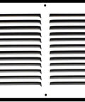 No Fuss Easy Fit 30x6 Duct Opening Steel Return Air Grille For Sidewall Or Ceiling White HVAC Vent Cover Durable Cold Air Intake Grille