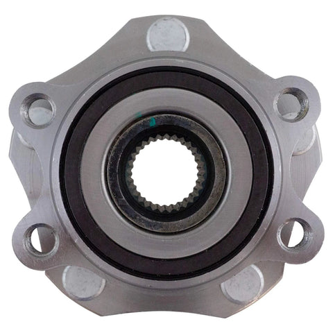 Two Piece Front Wheel Bearing And Hub Assembly Kit For Nissan Rogue 2014 Through 2023 And Rogue Sport 2017 Through 2022 A DIY Friendly Bolt On Replacement For Driver And Passenger Side Front Wheels close-up