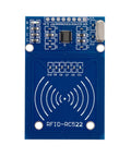 RFID-RC522 card sensor module from 3 Piece RFID Kit With Mifare RC522 Card Sensor Module S50 Blank Cards And Keychains Arduino And Raspberry Pi Compatible for Easy Card Reading and Development Low Cost and User Friendly
