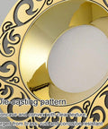 Top Shelf 14 Pack Recessed Led Ceiling Lights With Three Color Dimming And Slick Copper Trim For Modern Living Rooms Energy Saving Ambient Glow Quick Install Solid Home Fixtures brass trim with intricate die-casting pattern.
