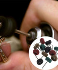 24 Piece Pro Grade Nylon Fiber Buffing Wheel Set With 3mm Shank Drill Polishing Discs for Metal Polishing Jewelry Buffing