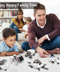 6 In 1 Solar Robot Building Kit For Kids Aged 8 To 13 That Lets Them Build Six Dope Robots, A Fun STEM Toy For Hands On Science, Perfect Birthday Gift For Boys And Girls, family plays on floor