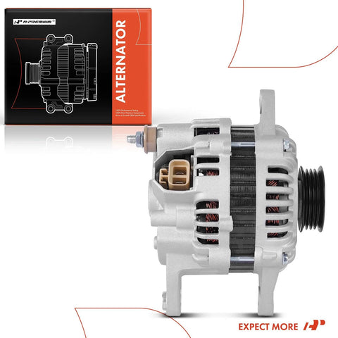 80A 12V Alternator With Four Groove Pulley For Ford Probe 1993 to 1997 Mazda 626 1993 to 2002 MX6 1993 to 1997 2.0L