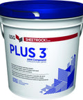 Lightweight Plus3 Joint Compound 3.5 Qt Pail White To Off White For Drywall Finishing And Patching Easy To Use Durable