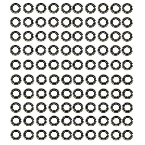 No Slip Half Inch Retaining Ring Clip With O Ring For Impact Wrench Steel Socket Retention Fastener Set That Keeps Sockets From Dropping Under Heavy Torque 50 Piece Hardware Kit, 50 steel rings