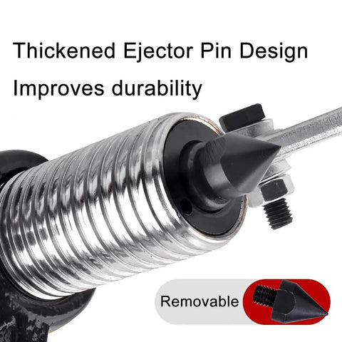 Heavy Duty Hydraulic Gear Puller Kit Killer Bearing Remover Tool With Forged Steel Arms, featuring thickened ejector pin for durability.
