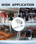 8 Wheel Heavy Duty Hoist Trolley Kit For Unistrut One And Five Eighths Inch Channels, Silent Low Noise Operation, used in multiple applications