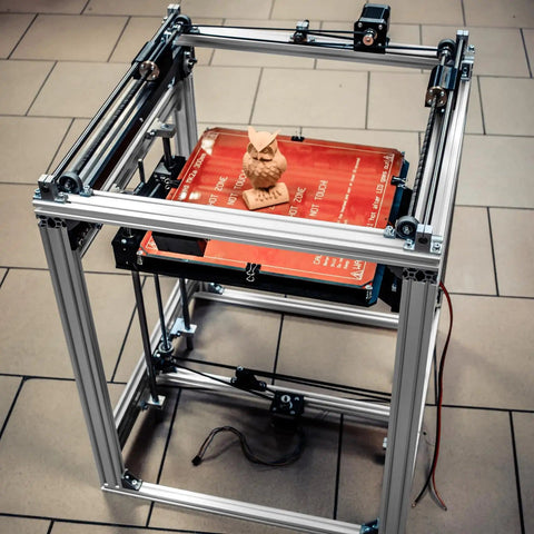 3D printer frame built with 20 Pcs Aluminum Extrusion 20x20 1220 mm 48 Inch European Standard Anodized T Slot Linear Rail Profile