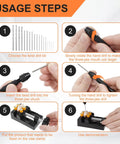 Usage steps for Mini Drill Press Vise Kit With 0 To 2.17 Inch Clamping Range And Four Jaw Bench Vise Precision Small Vise