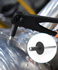 250 Piece Aluminum Pop Rivets Kit With 7 Sizes Large Flange Rivets For Metal, Furniture, Automotive And More in use