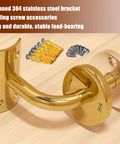 Heavy Duty Acrylic Railing Kit With End Caps No Sweat Setup Indoors Or Outdoors No Slip Stair Treads Grab Bars Tough Grip Handrails For Decks Steps And Entryways Complete Safety Fix sturdy 304 stainless steel bracket with mounting screws included.