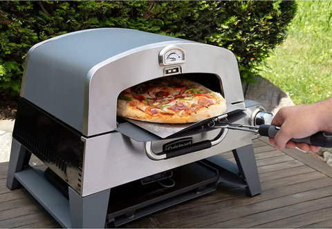 3 In 1 Pizza Oven Plus Grill Cover Fits CGG 403 Outdoor Weatherproof Polyester With Velcro Straps Snug Fit Water Resistant Protection