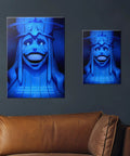 Legendary Solo Leveling God Statue Printed Metal Poster For Gamers And Anime Crew Rust Free Wall Art For Living Room